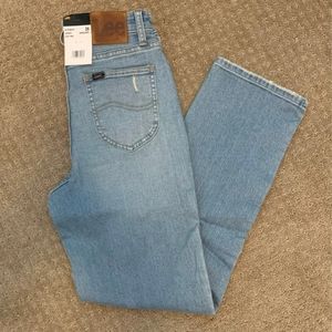 Lee high rise straight ankle